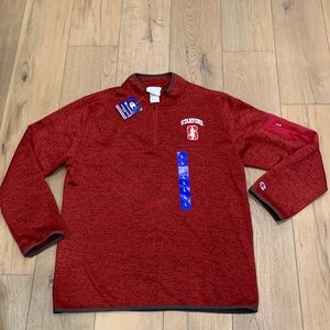 NWT. Men’s Champion Stanford Cardinal 3/4 Zip Jacket.
